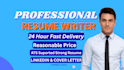 design an ats friendly resume, cover letter, linkedin