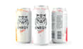 design energy drink, beer, can label, beverage label design
