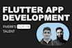 develop flutter android app and ios app