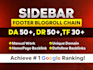get high da DR tf sidebar blogroll dofollow backlinks
