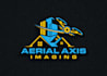 unique aerial drone photography camera sky view logo design