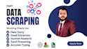 do website scraping, email scraping and data scraping