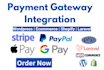 integrate any payment gateway into your website