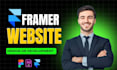 design responsive framer website and framer developer