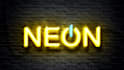 create a 3d neon logo animation and neon light effect design