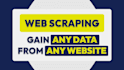 provide expert web scraping and data extraction services