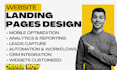 build hubspot activecampaign wix mailchimp webflow moosend duda landing page