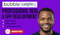 bubble io caspio web app bubble io developer bubble mvp no code saas website