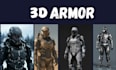 design 3d cosplay custom model suit for any super hero