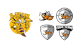 design high quality bee mascot logo