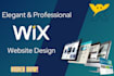 3d animated wix website, interactive wix studio website 3d wix spline animation