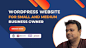 design professional wordpress for small business owner