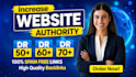 provide aherfs DR 70 plus domain rating guaranteed
