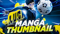 design manwha and manga thumbnail for youtube