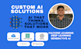 provide ai software , deep learning  and agentic solutions