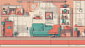 create a unique flat vector illustration