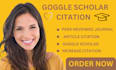 increase google scholar citations, backdated citation by promoting your articles
