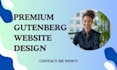 design custom wordpress website using gutenberg block editor