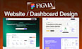 do figma website ui ux design, saas, b2b, b2c, sale and business website design