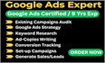 set up, manage, and optimize highly profitable google ads and PPC campaigns
