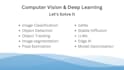 do computer vision and deep learning tasks with python