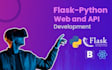 develop your python ai web application using flask or django