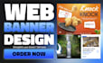 design a professional website banner ads, header, web images