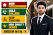 provide homeowner leads with skip tracing and cold calling