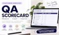 create a professional customer service QA scorecard