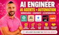 be ai engineer for ai agent ai integration ai chatbot n8n workflow ai automation