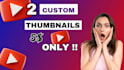make attractive youtube thumbnail
