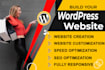 create, customize, responsive wordpress website and fix bugs