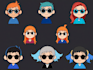 create cartoon character or avatar in vectors