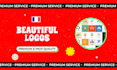 create a beautiful and professionnal logo for your business