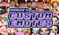 draw customized emotes for your social media