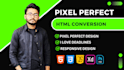 convert psd to html,figma to html css,xd to html,boostrap website design