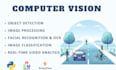 build computer vision models for object detection and image processing