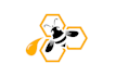 make beneficial current bee honey logo