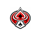 make stylish trading poker cards logo