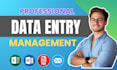provide accurate data entry, web research, lead generation