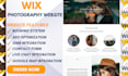 design seo optimized wix photography website photographer website drone website