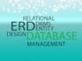create erd and design databases