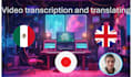 translate, transcript and subtitle your videos