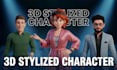 model 3d vtuber avatar, anime or stylized character