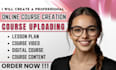 write online course content curriculum e learning training manual and ebook