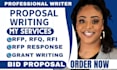 do rfp response, roi, rfi, rfx, rfq, tender bid proposal, government contracts