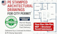 provide architectural stamp pe stamp architectural drawing for city permit