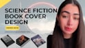 custom science fiction book cover design print ready and KDP