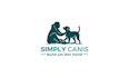 make unique relationship man and dog logo