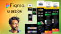 design a modern website UI UX in figma